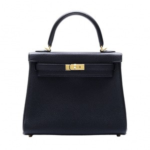 HERMES ケリー25 トゴ ブラック ゴールド金具 K刻印